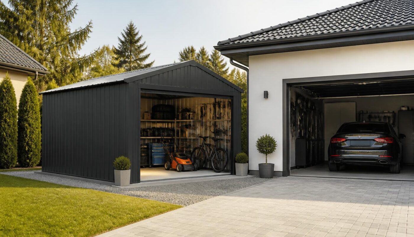 Wenn die Garage zu klein wird: Zusätzlicher Raum ohne Baustelle